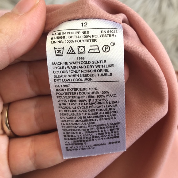 Banana Republic  Factory Satin Tie Knot Pink Skirt - Picture 7 of 8